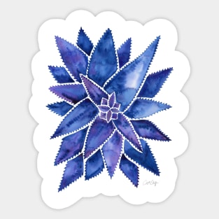 Navy Aloe Vera Sticker